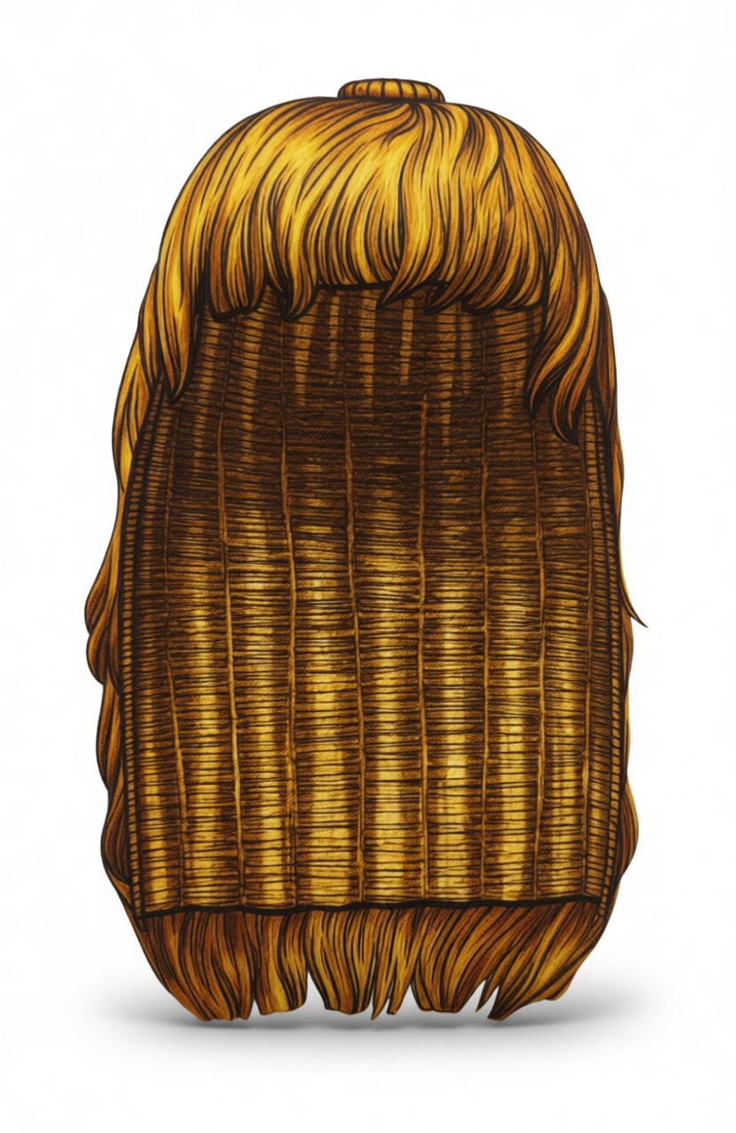 Ancient Egyptian Wig Model free 3D printable STL