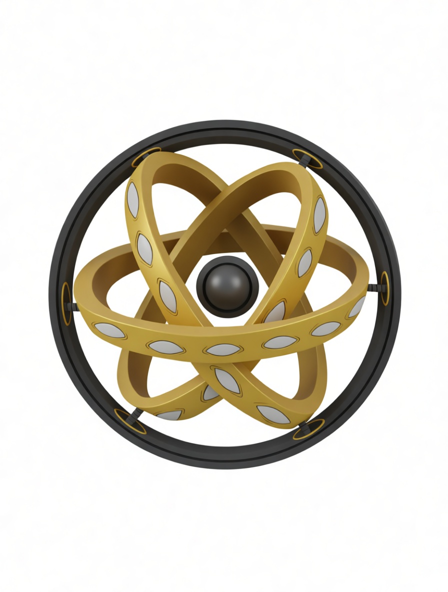 Gyroscope Model Sculpture free 3D printable STL