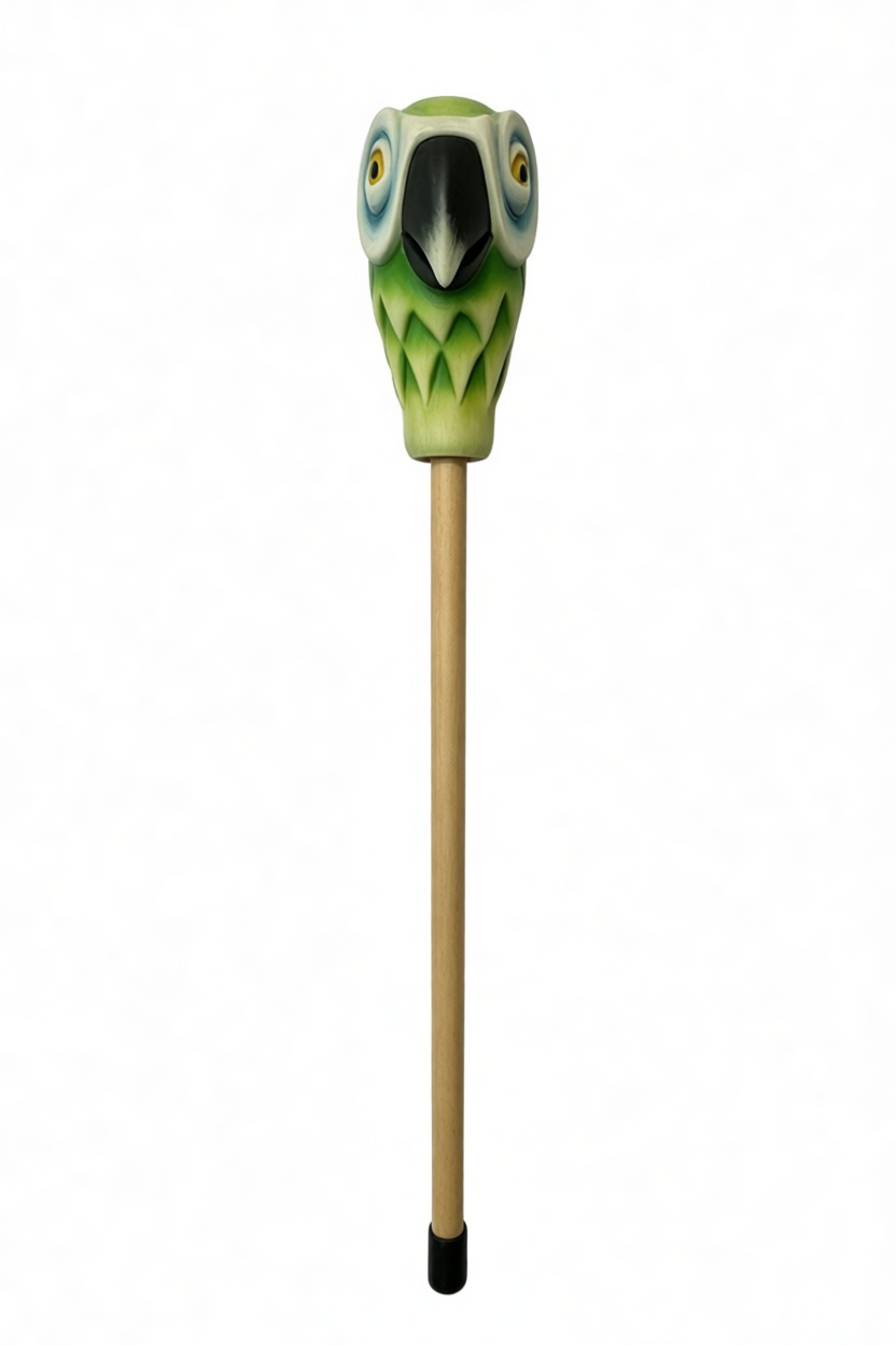 Parrot Head Cane free 3D printable STL