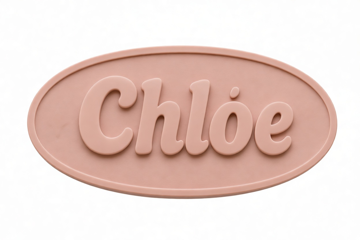 Chloé Name Plaque free 3D printable STL