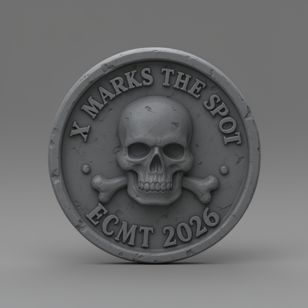 Pirate Skull Coin free 3D printable STL