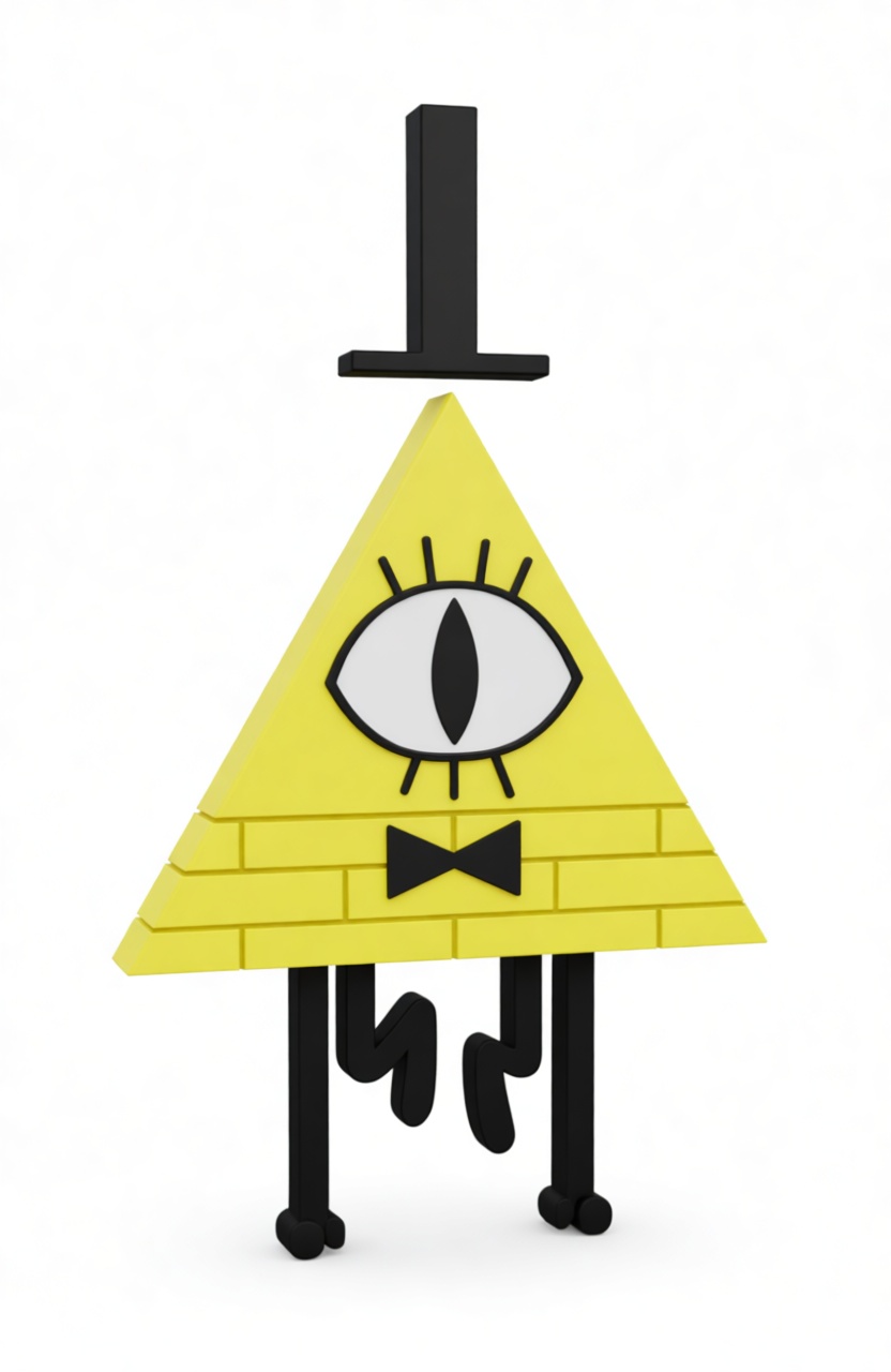 Bill Cipher Figurine free 3D printable STL