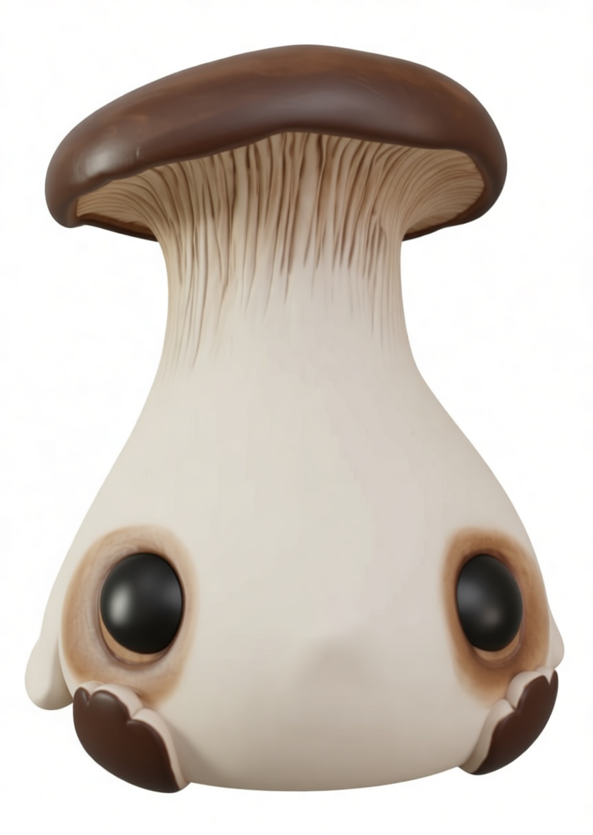 Cute Mushroom Figurine free 3D printable STL