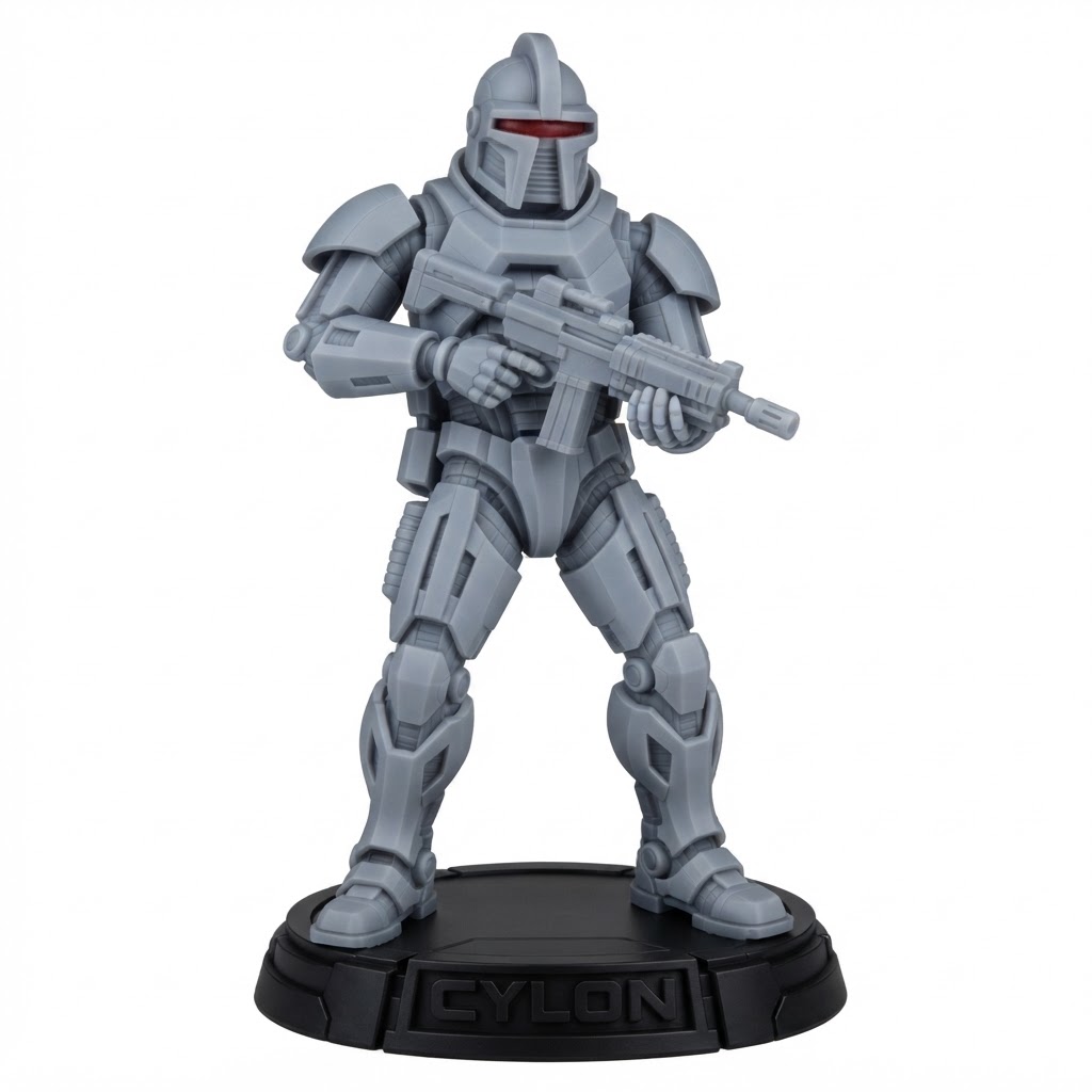Cylon Centurion Figurine free 3D printable STL