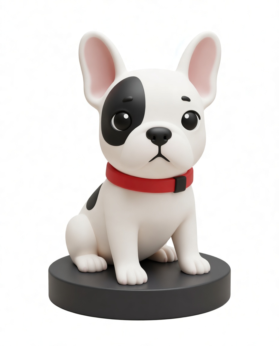 French Bulldog Figurine free 3D printable STL