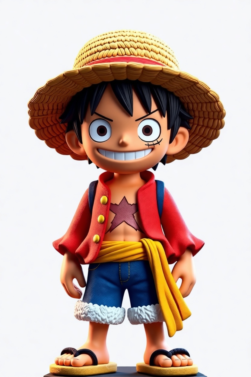 Monkey D. Luffy Figurine free 3D printable STL