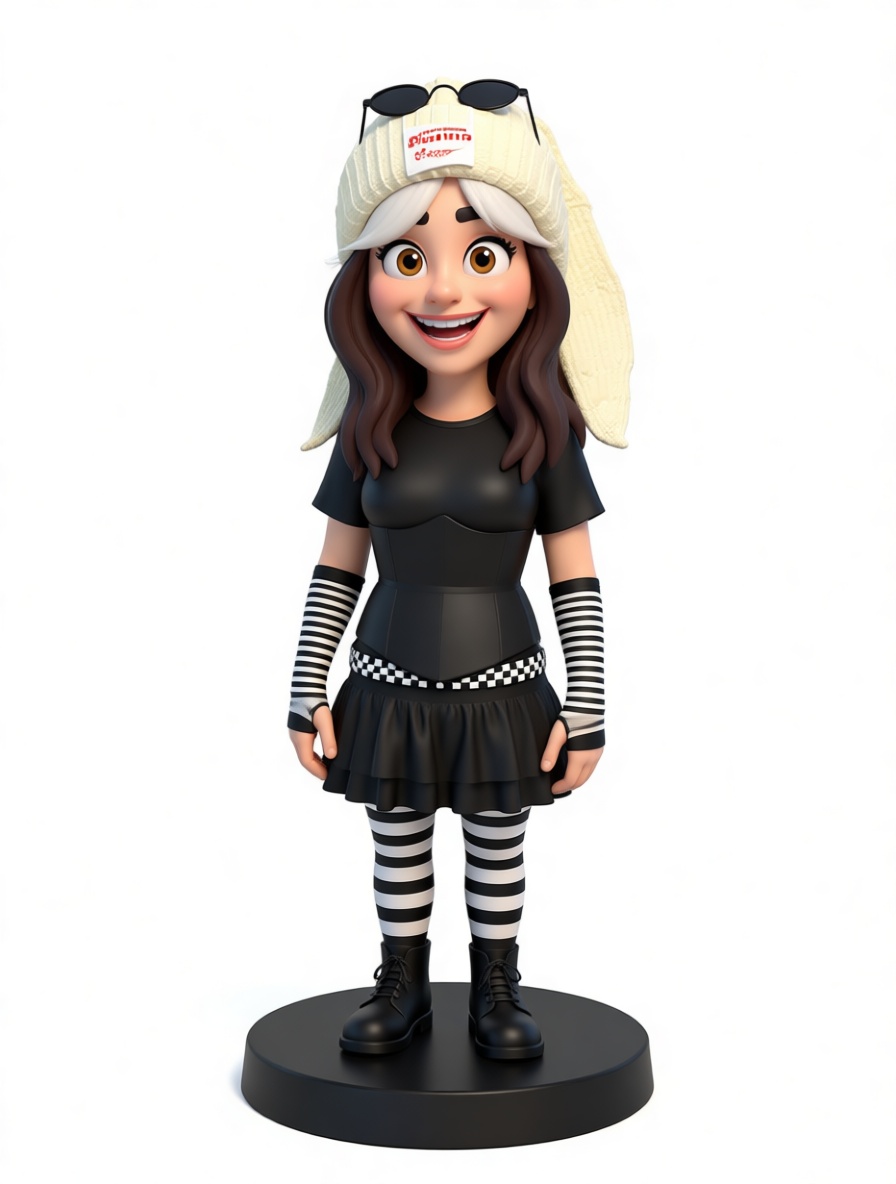 Stylish Girl Figurine free 3D printable STL
