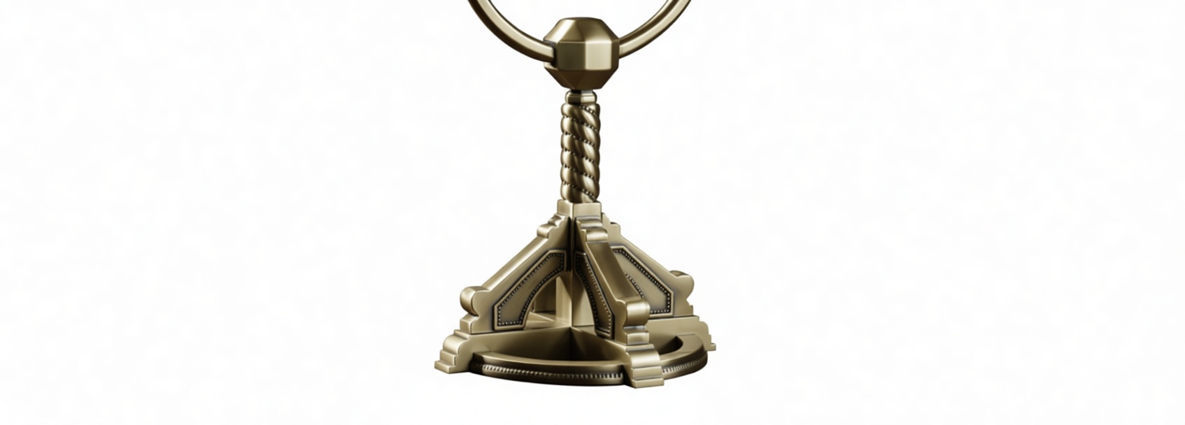 Harbor Crane Keychain free 3D printable STL