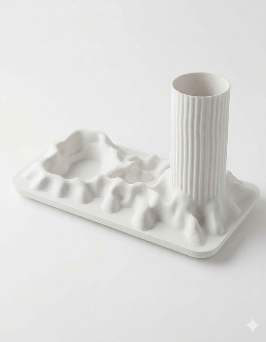 Eiffel Tower Terrain Model free 3D printable STL