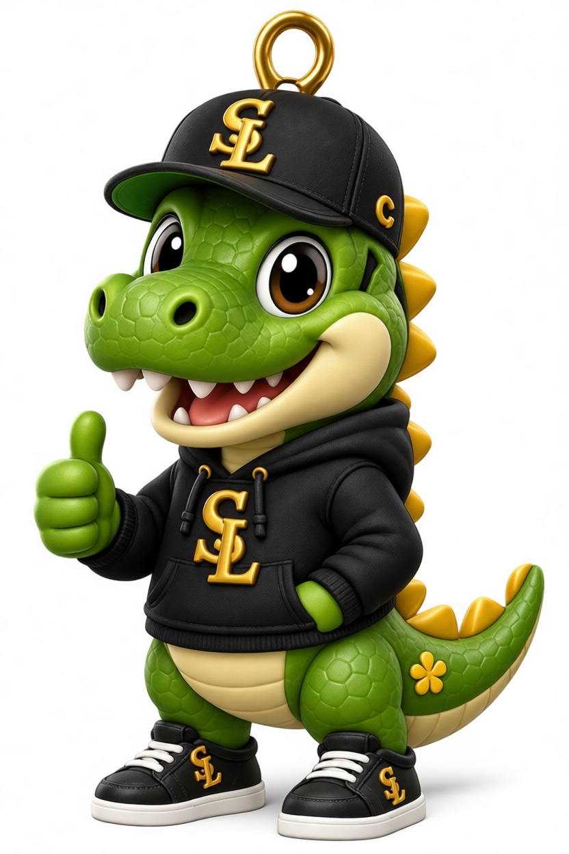 Cute Crocodile Figurine free 3D printable STL