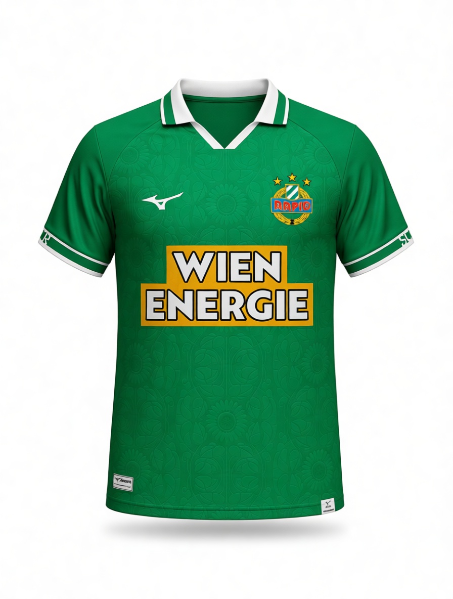 Rapid Wien Soccer Jersey free 3D printable STL