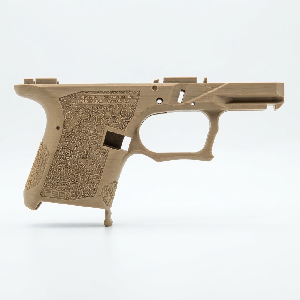Walther P30 Grip Model free 3D printable STL