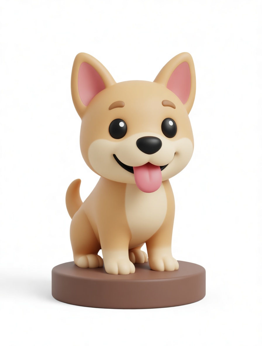 Corgi Dog Figurine free 3D printable STL