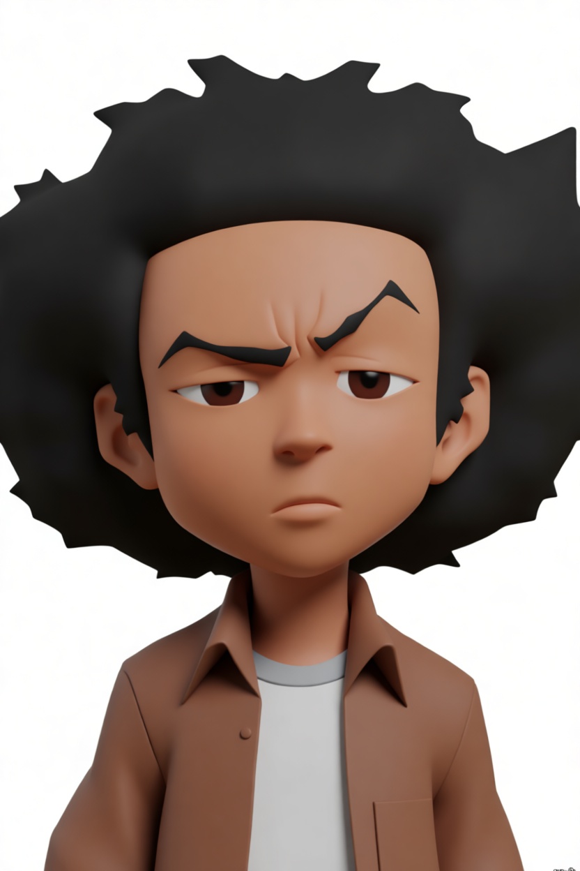 Huey Freeman Figurine free 3D printable STL