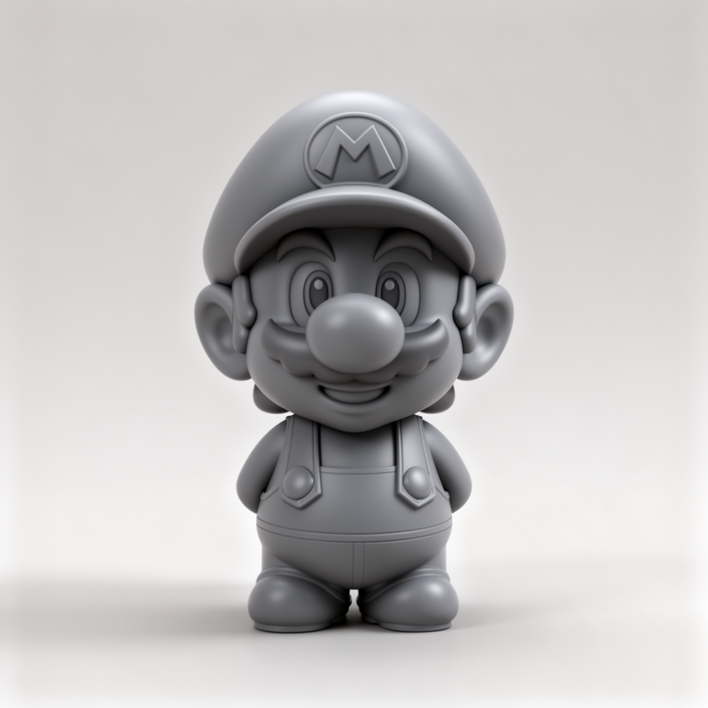 Super Mario Pen Holder free 3D printable STL