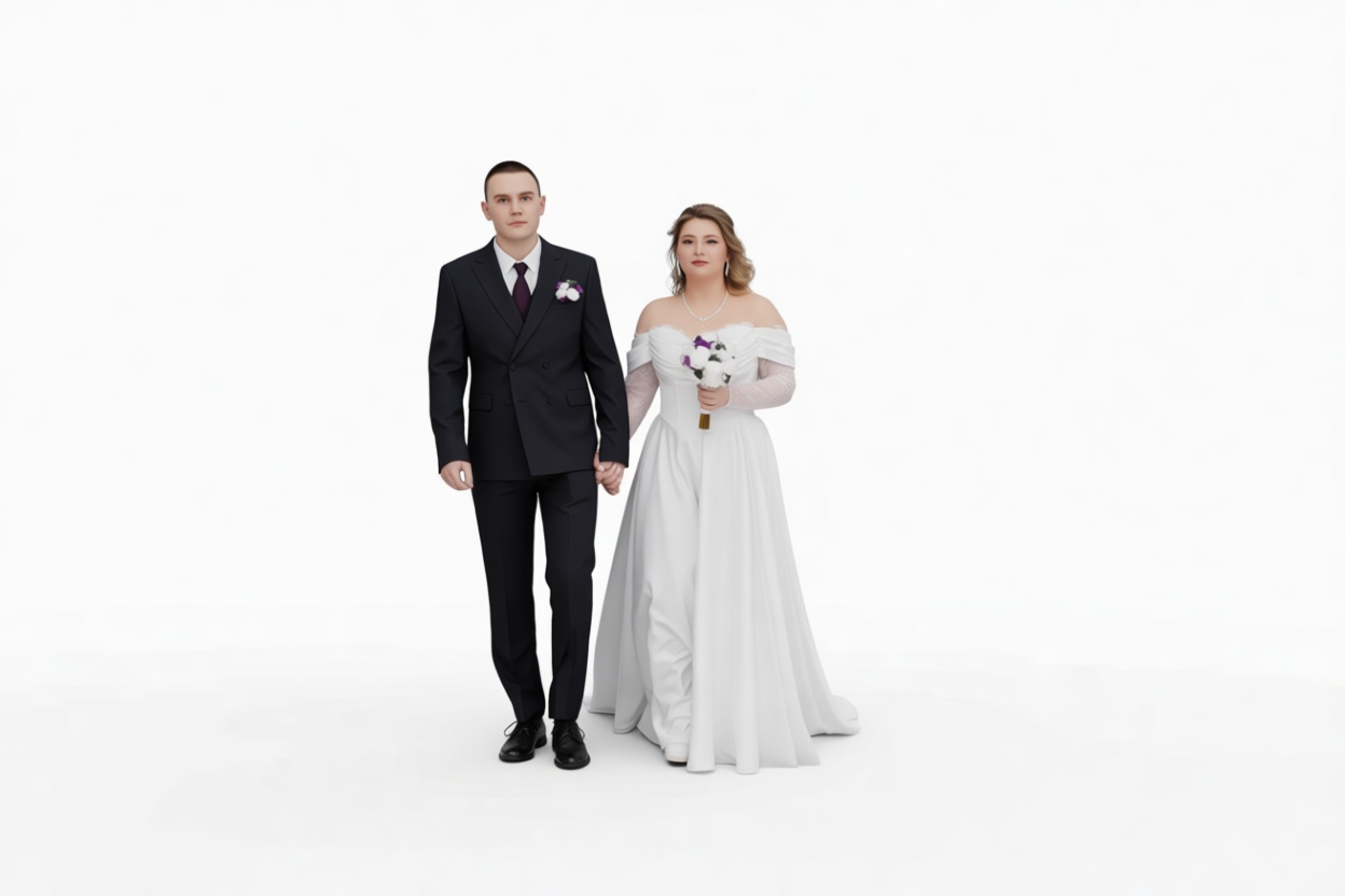 Wedding Couple Figurine free 3D printable STL