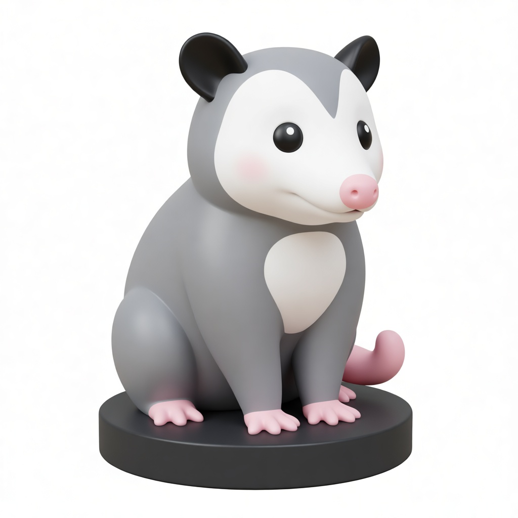 Opossum Figurine free 3D printable STL