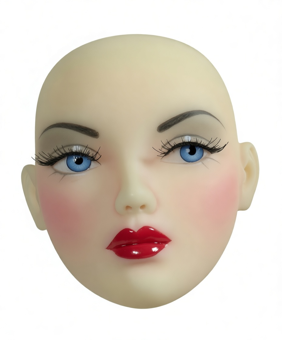 Realistic Female Head Bust free 3D printable STL