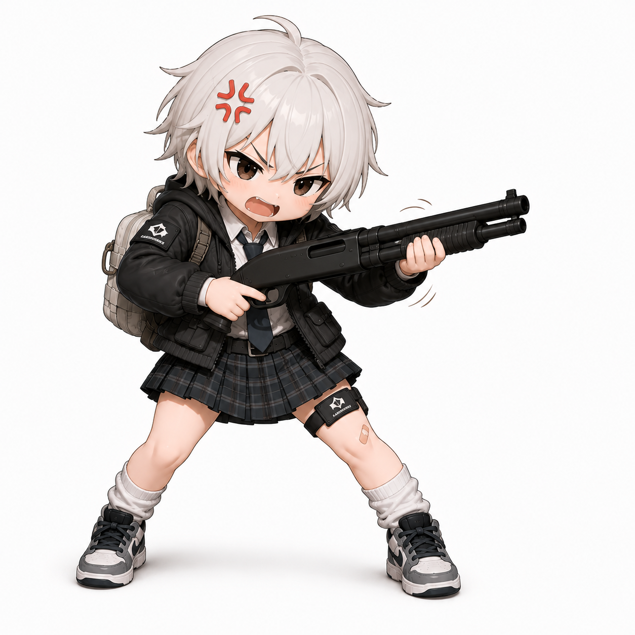 Chibi Gunner Figurine free 3D printable STL