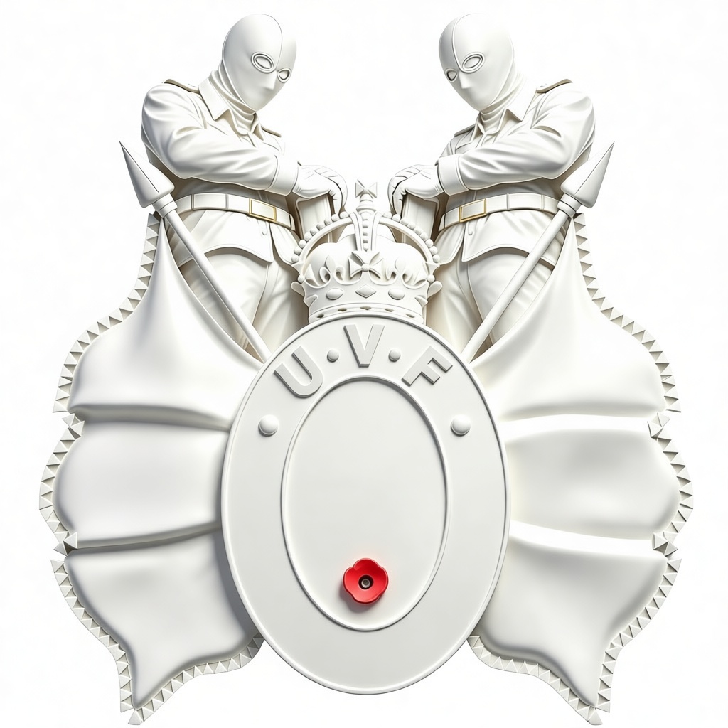 UVF Emblem Sculpture free 3D printable STL