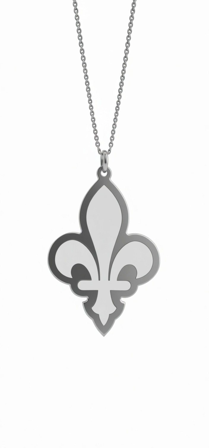 Fleur-de-Lis Pendant free 3D printable STL