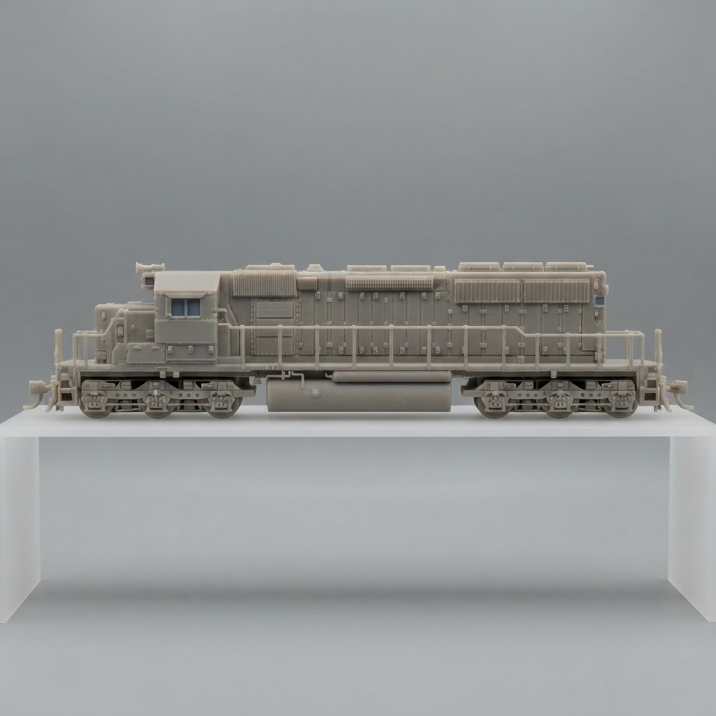 EMD SD40 Diesel Locomotive Model free 3D printable STL