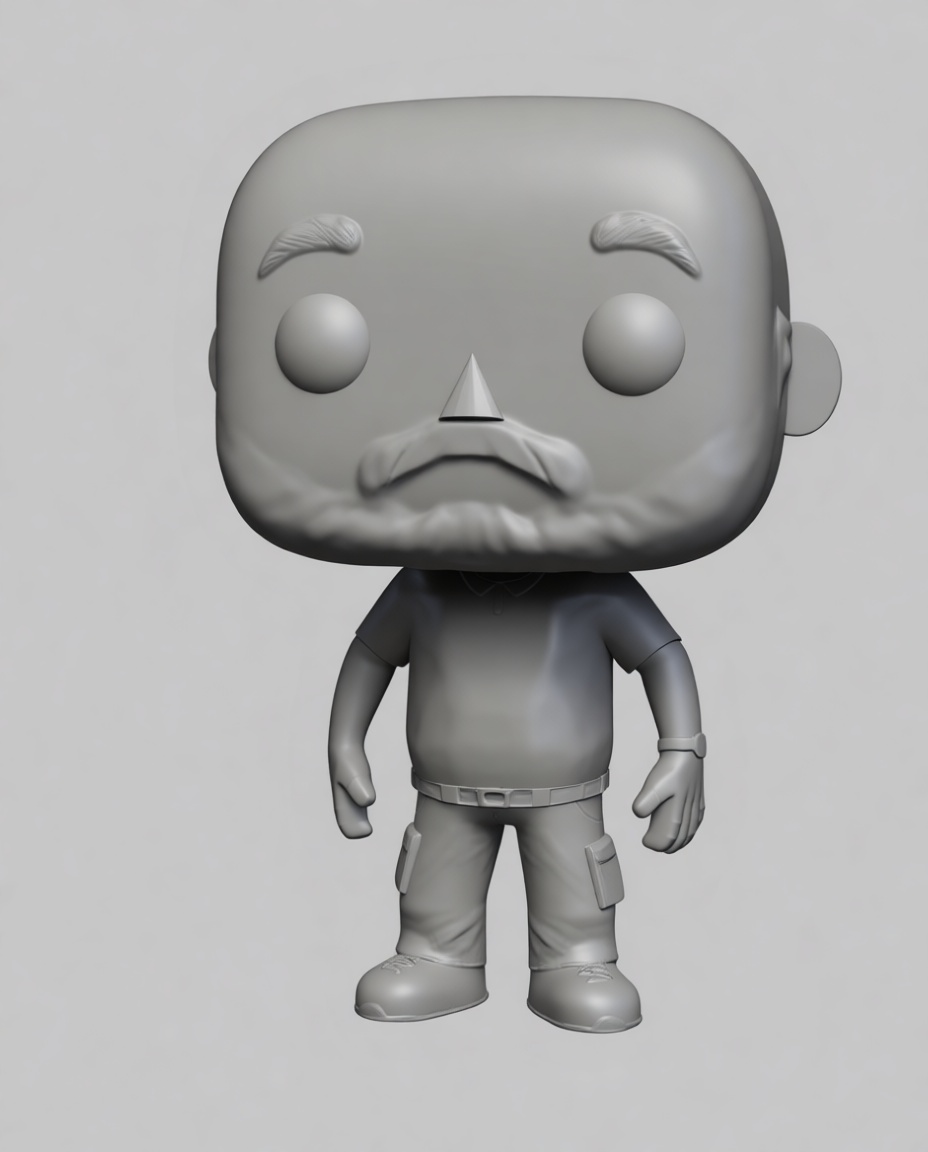 Bear Grylls Funko Figurine free 3D printable STL