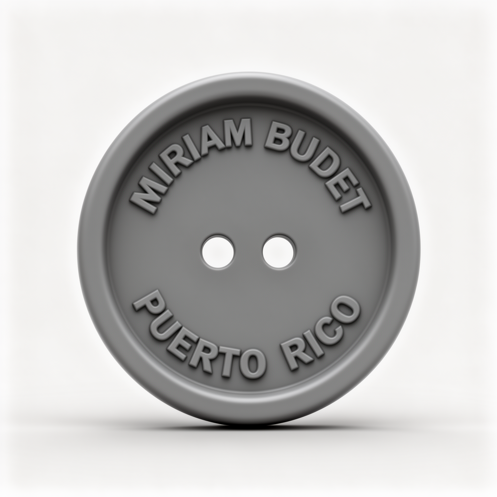 Miriam Budet Sewing Button free 3D printable STL
