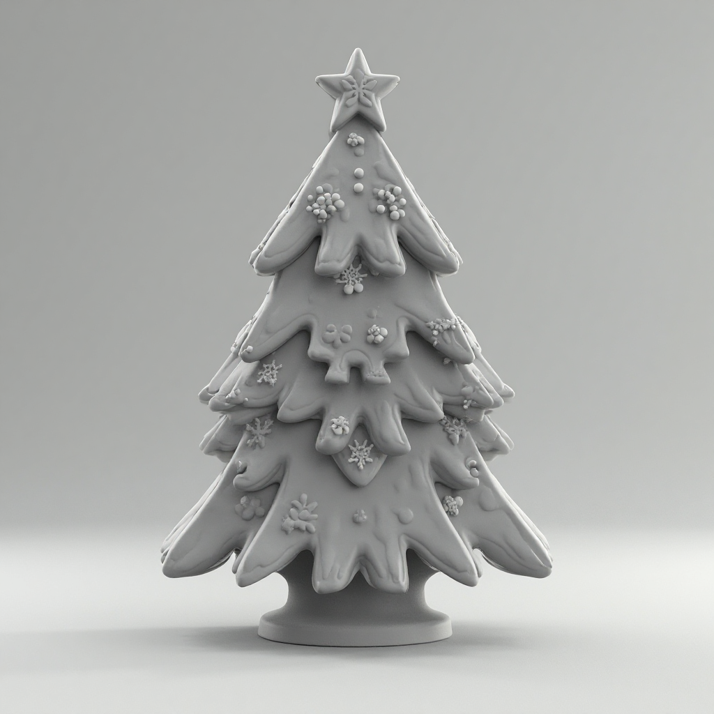 Gingerbread Tree Ornament free 3D printable STL