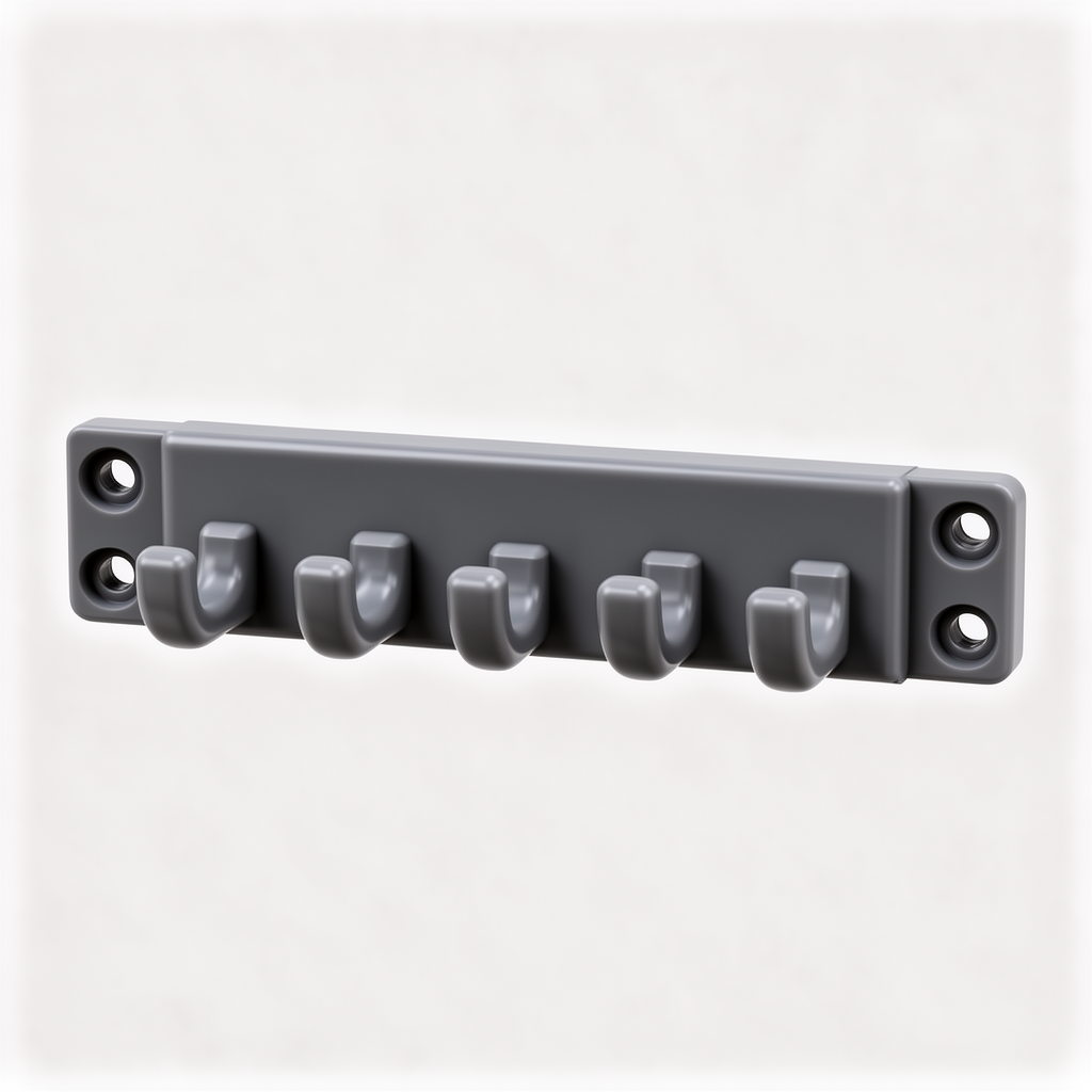 Six Hook Hat Hanger free 3D printable STL