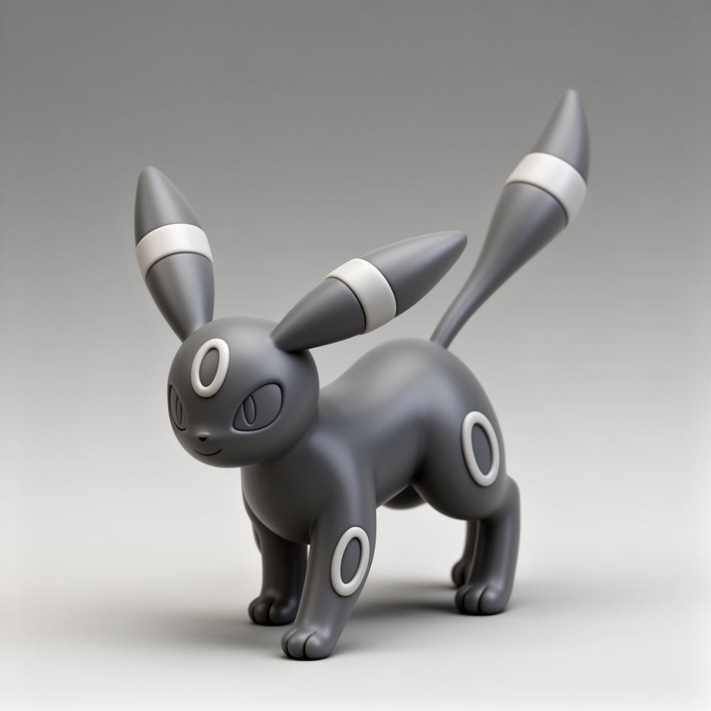 Umbreon Figurine free 3D printable STL