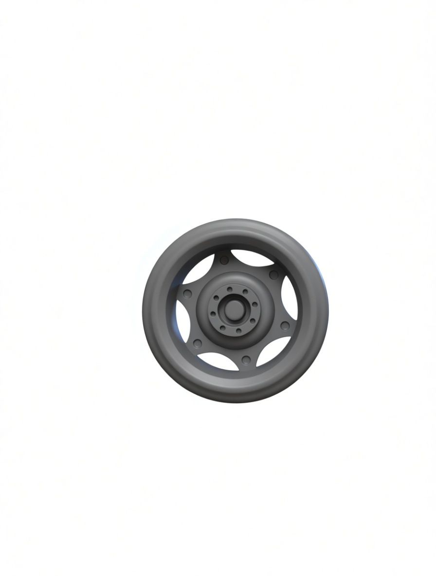 Rally Wheel Rim Model free 3D printable STL