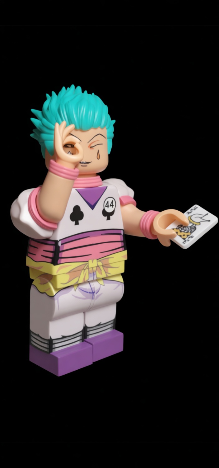 Hisoka LEGO Figurine free 3D printable STL