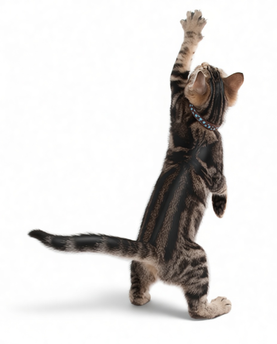 Tabby Cat Figurine free 3D printable STL