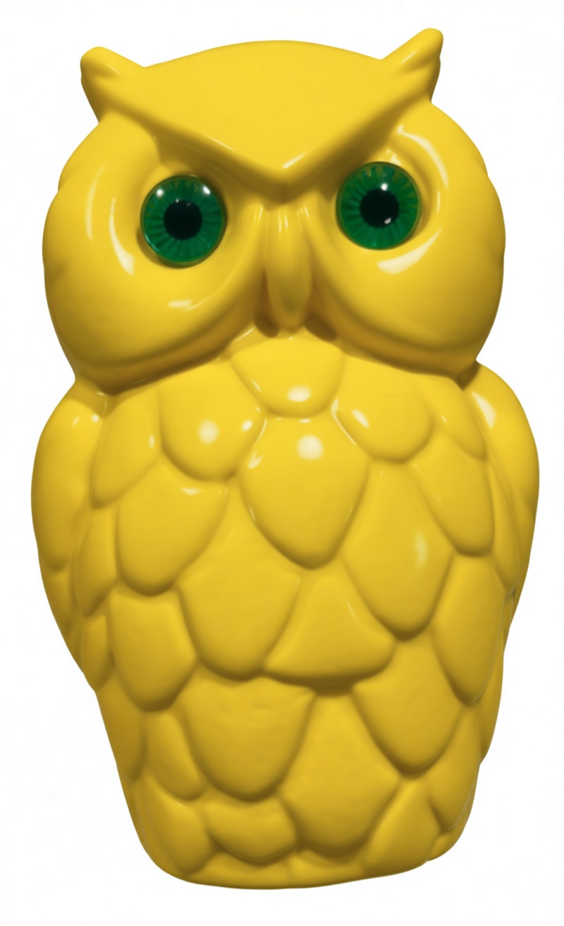 Yellow Owl Figurine free 3D printable STL