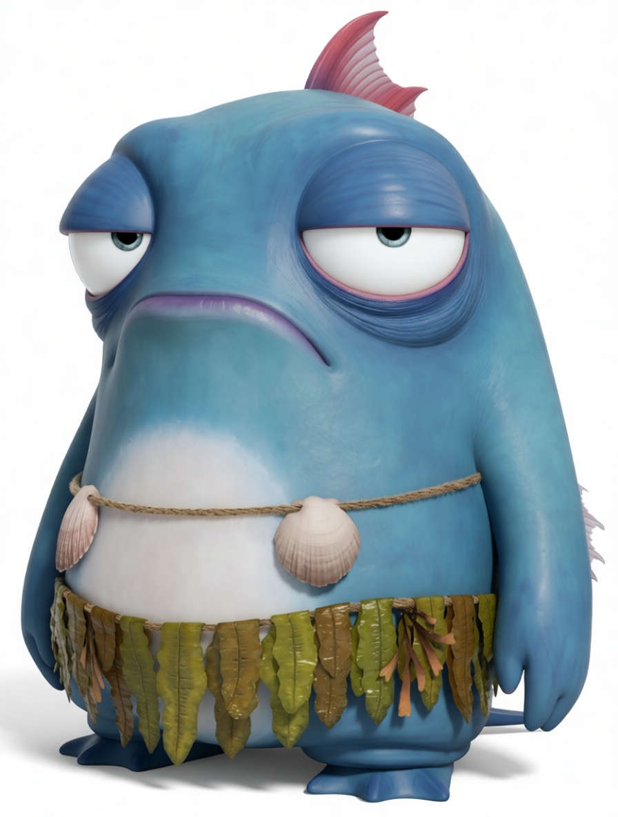 Bloat Fish Figurine free 3D printable STL