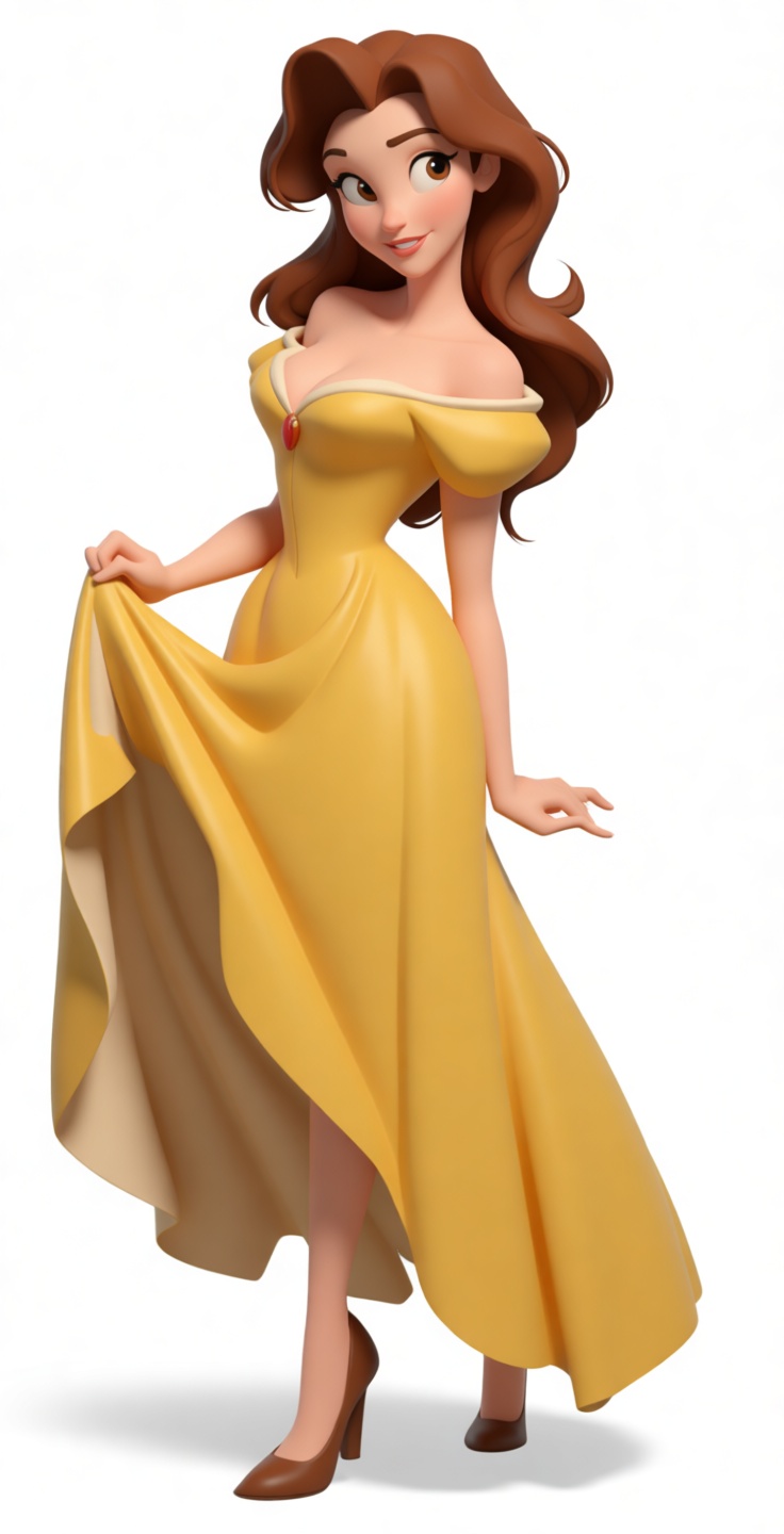 Belle Disney Figurine free 3D printable STL