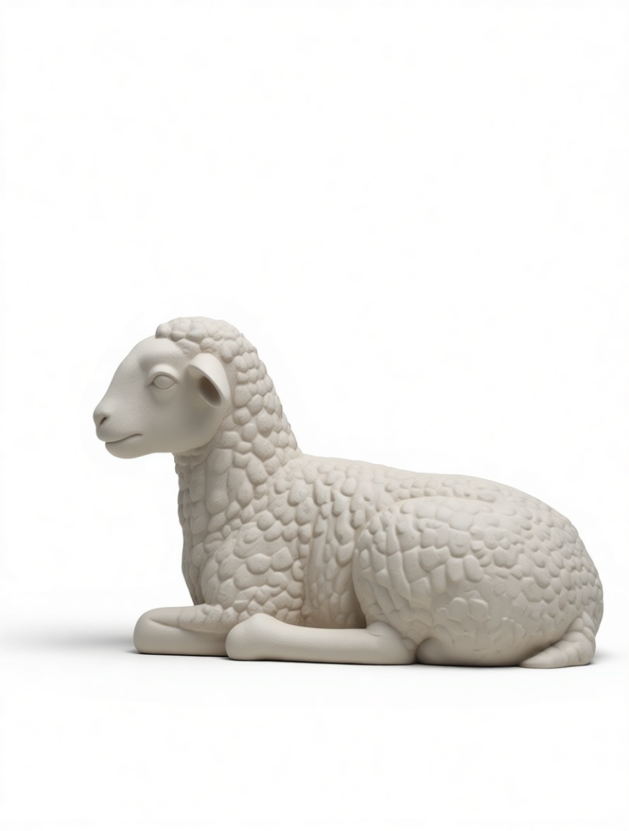 Lamb Figurine free 3D printable STL