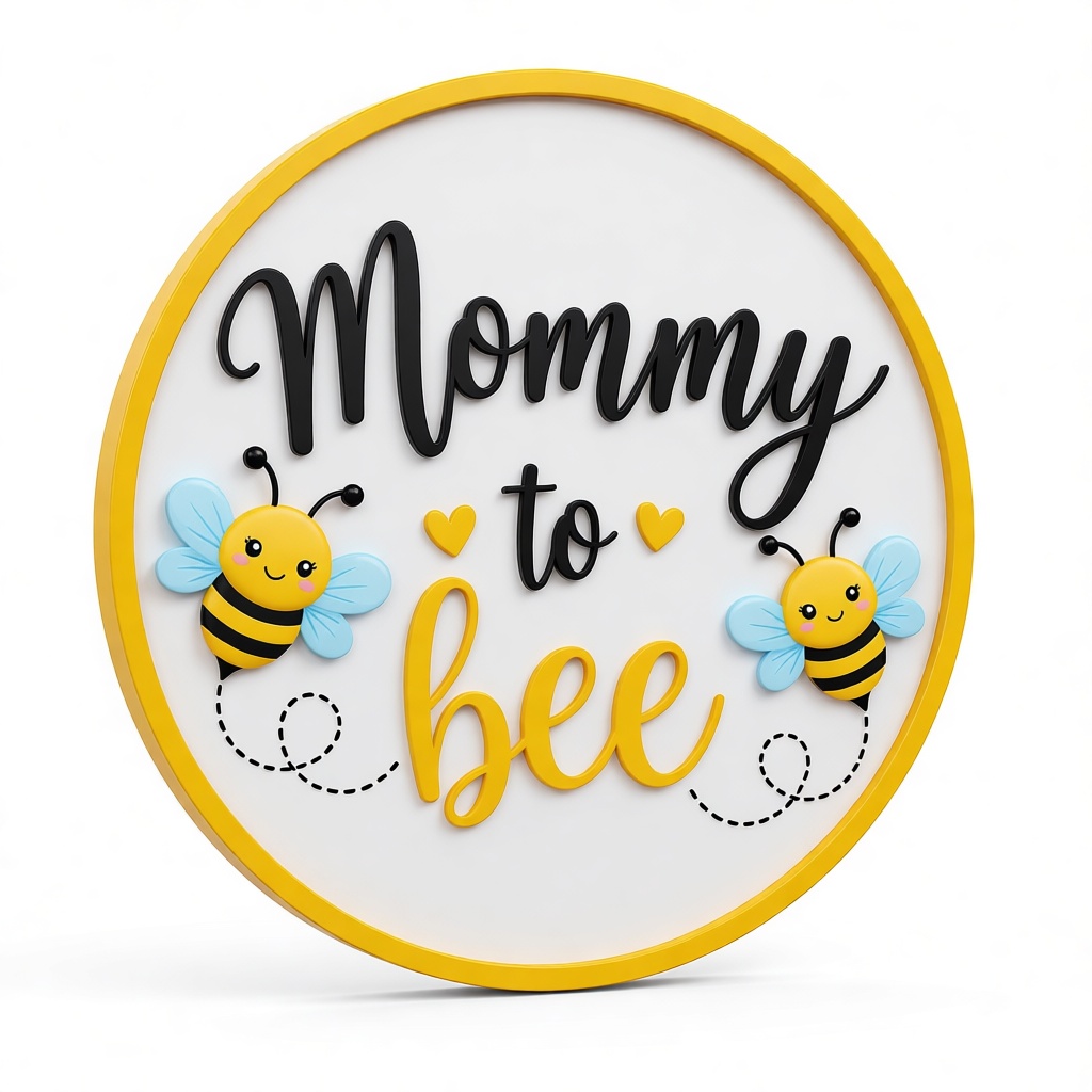 Mommy to Bee Sign free 3D printable STL