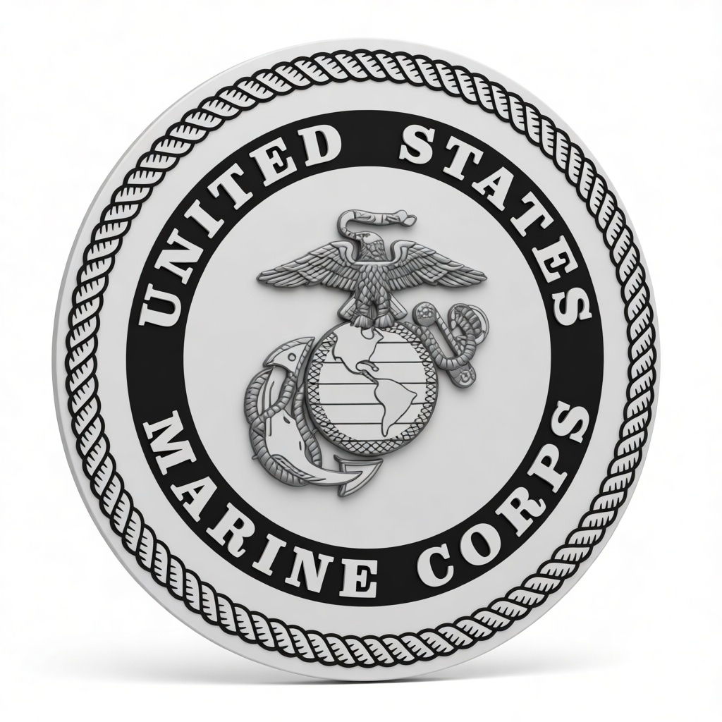 United States Marine Corps Emblem free 3D printable STL
