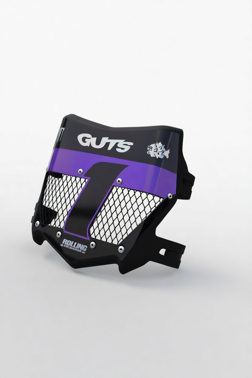 Guts Number Plate free 3D printable STL