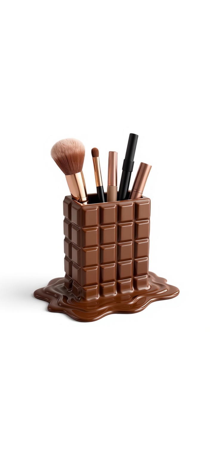 Melting Chocolate Pen Holder free 3D printable STL