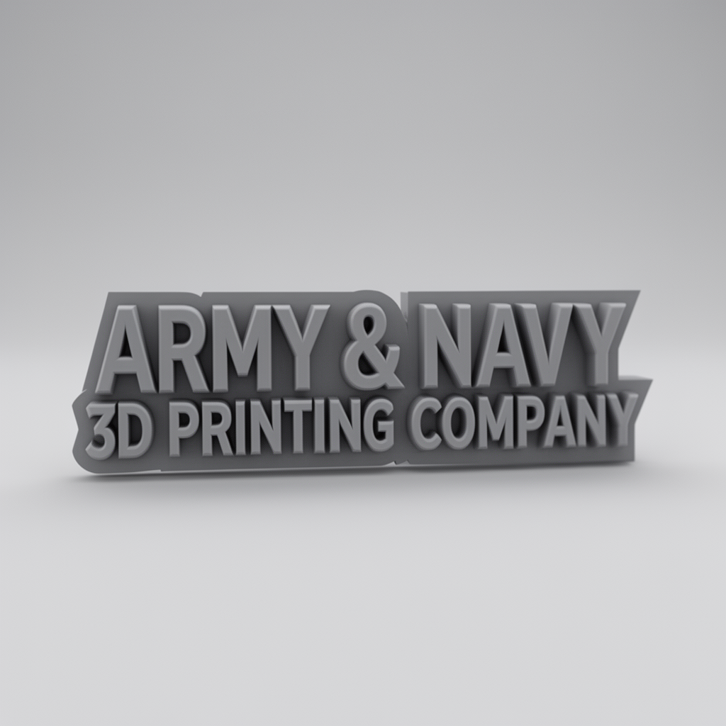 Army & Navy Logo free 3D printable STL