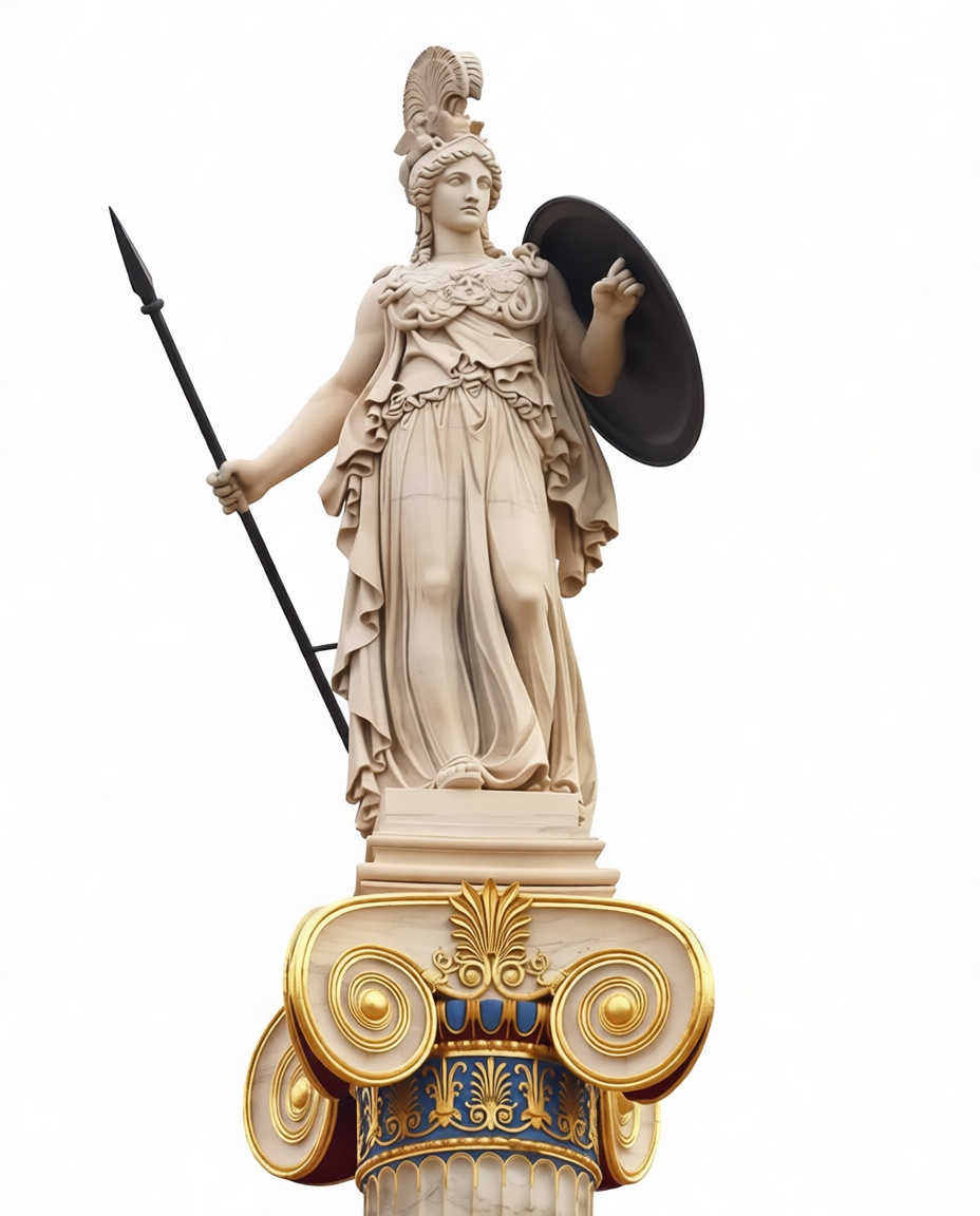 Athena Statue Figurine free 3D printable STL