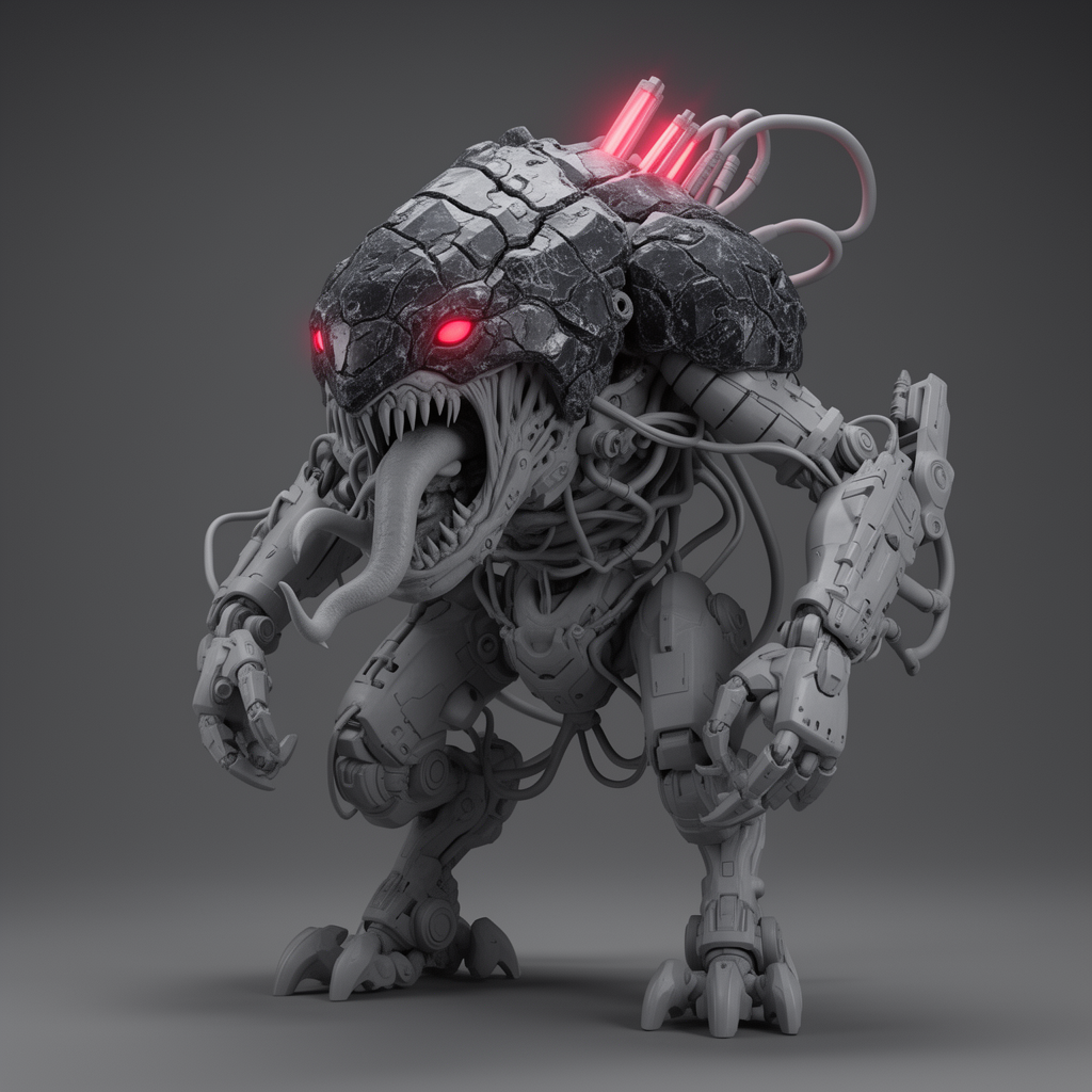 Chrome Haruspex Figurine free 3D printable STL