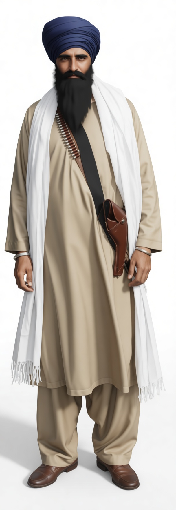 Traditional Pashtun Man Figure free 3D printable STL