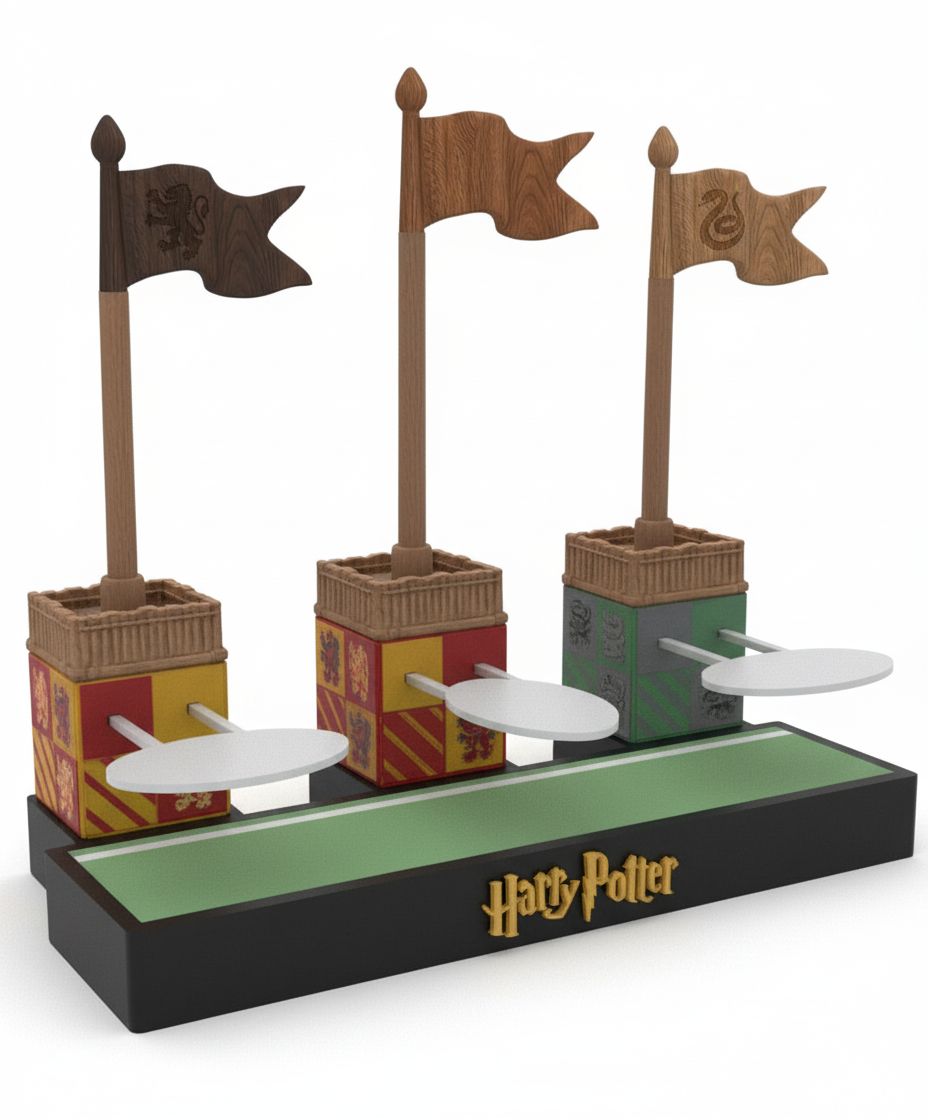 Harry Potter Quidditch Flags free 3D printable STL