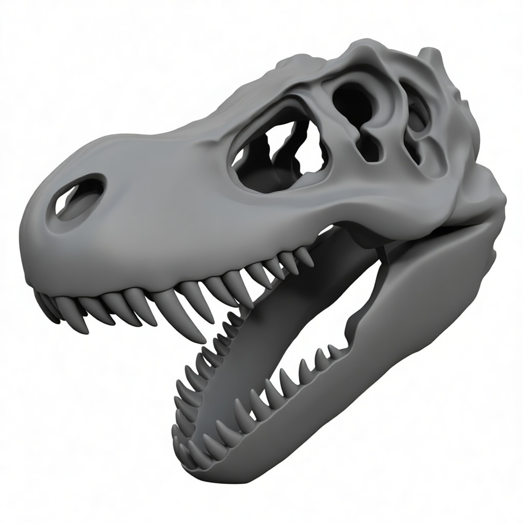 Tyrannosaurus Rex Skull free 3D printable STL