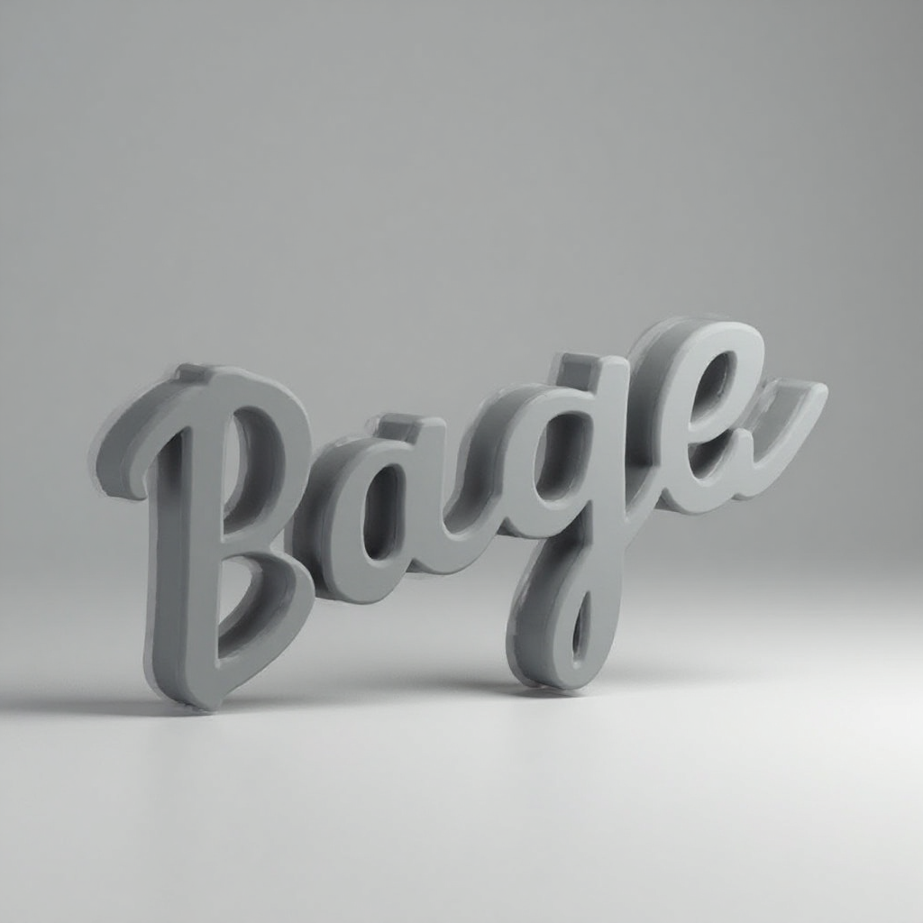 Name Sculpture free 3D printable STL