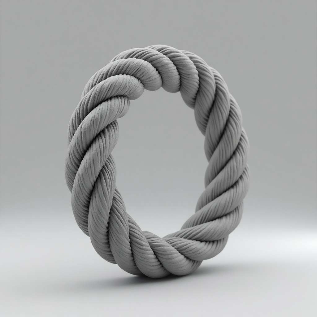 Rope Texture Ring free 3D printable STL